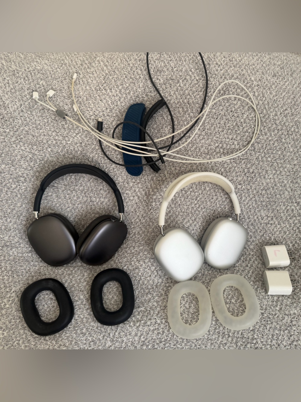 Apple AirPods Max Headphones - Silver & Space Gray with Accessories